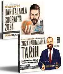 Benim Hocam 2024 KPSS Tarih+Coğrafya Haritalarla Konu 2 li Set - Ramazan Yetgin, Bayram Meral Benim Hocam Yayınları