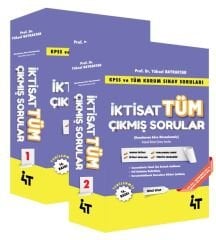 4T Yayınları KPSS A Grubu İktisat Tüm Çıkmış Sorular Set 16. Baskı - Yüksel Bilgili 4T Yayınları