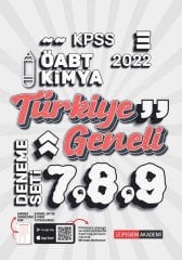 SÜPER FİYAT Pegem 2022 ÖABT Kimya Öğretmenliği Türkiye Geneli 3 Deneme (7-8-9) Pegem Akademi Yayınları