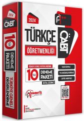 Anamorfik 2024 ÖABT Türkçe Öğretmenliği Türkiye Geneli 10 Deneme Dijital Çözümlü Anamorfik Yayınları