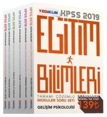 Yediiklim 2019 KPSS Eğitim Bilimleri Soru Bankası Çözümlü Modüler Set Yediiklim Yayınları