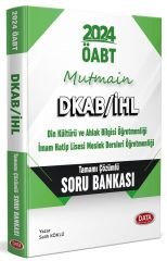 Data 2024 ÖABT Din Kültürü ve Ahlak Bilgisi Öğretmenliği Mutmain Soru Bankası Çözümlü Data Yayınları