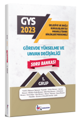 Memur Sınav 2023 GYS Belediye ve Bağlı Kuruluşları ile Mahalli İdare Birlikleri 1. Grup Soru Bankası Görevde Yükselme Memur Sınav