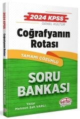 Editör 2024 KPSS Coğrafyanın Rotası Soru Bankası Çözümlü Editör Yayınları