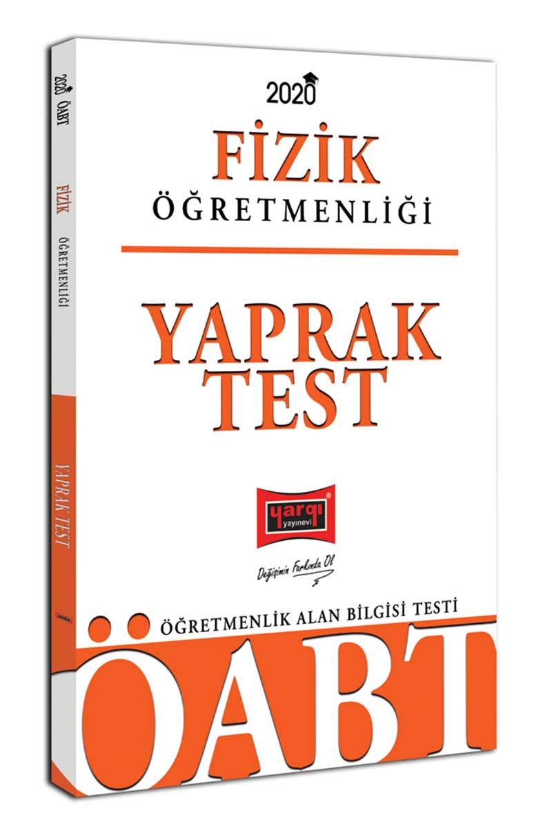 SÜPER FİYAT Yargı 2020 ÖABT Fizik Öğretmenliği Yaprak Test Yargı Yayınları