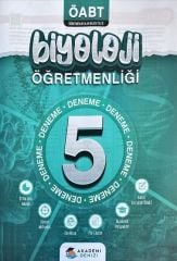 Akademi Denizi ÖABT Biyoloji Öğretmenliği 5 Deneme PDF Çözümlü Akademi Denizi