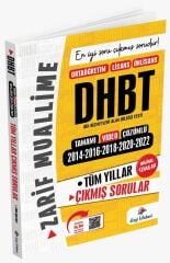 Dizgi Kitap DHBT Çıkmış Sorular Video Çözümlü - Zarif Muallime Dizgi Kitap