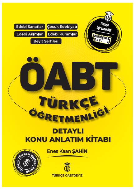 Türkçe ÖABTDEYİZ ÖABT Türkçe Çocuk Edebiyatı Konu Anlatımı (Sarı Kitap) - Enes Kaan Şahin Türkçe ÖABTDEYİZ