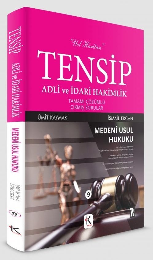 SÜPER FİYAT Kuram Kitap TENSİP Medeni Usul Hukuku Adli İdari Hakimlik Çıkmış Sorular Kuram Kitap