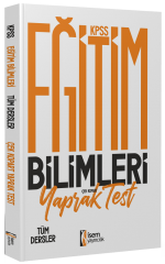 İsem 2023 KPSS Eğitim Bilimleri Yaprak Test İsem Yayınları