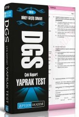 Pegem 2019 DGS Yaprak Test Çek Kopart Pegem Akademi Yayınları