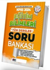 TKM Akademi 2024 KPSS Eğitim Bilimleri Soru Bankası Tek Kitap TKM Akademi