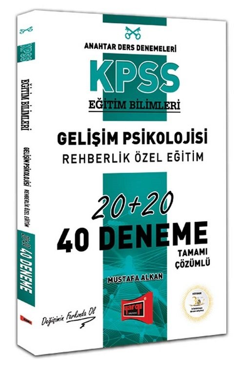 Yargı 2019 KPSS Gelişim Psikolojisi, Rehberlik Özel Eğitim Anahtar 40 Deneme Çözümlü Yargı Yayınları