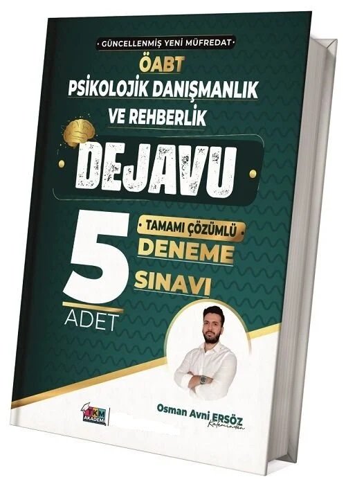 TKM Akademi ÖABT Psikolojik Danışmanlık ve Rehberlik DEJAVU 5 Deneme Çözümlüa TKM Akademi