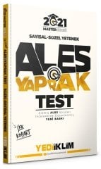 SÜPER FİYAT Yediiklim 2021 ALES MASTER Yaprak Test Çek Kopart Yediiklim Yayınları