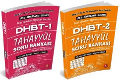 Tahayyül DHBT 1-2 Soru Bankası Çözümlü Set - Mustafa Çoban, Adem Çoban Tahayyül Yayınları
