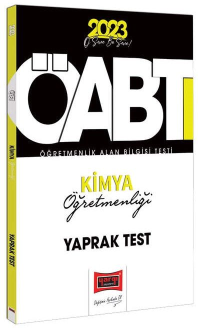 Yargı 2023 ÖABT Kimya Öğretmenliği Yaprak Test Yargı Yayınları