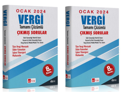 Akfon 2024 GUY Gelir Uzman Yardımcılığı Vergi Çıkmış Sorular Çözümlü Set 8. Baskı Akfon Yayınları