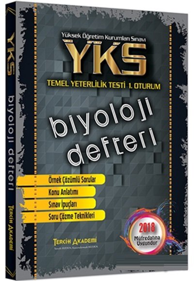 Tercih Akademi YKS TYT Biyoloji Defteri Tercih Akademi Yayınları