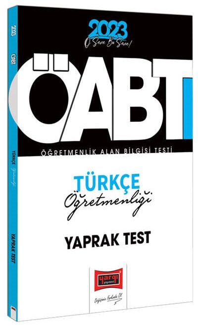 Yargı 2023 ÖABT Türkçe Öğretmenliği Yaprak Test Yargı Yayınları