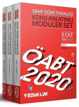 Yediiklim 2020 ÖABT Sınıf Öğretmenliği Konu Anlatımı Modüler Set Yediiklim Yayınları