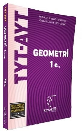 Karekök YKS TYT AYT Geometri MPS Konu Anlatımlı Soru Bankası 1. Kitap Karekök Yayınları