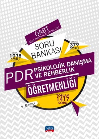 SÜPER FİYAT Nobel ÖABT PDR Psikolojik Danışma ve Rehberlik Öğretmenliği Soru Bankası Nobel Sınav Yayınları