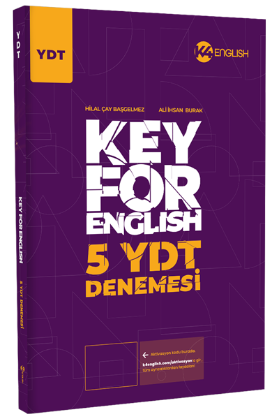 K4 Yayınları YDT Key For English 5 Deneme K4 Yayınları