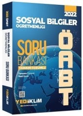 Yediiklim 2022 ÖABT Sosyal Bilgiler Öğretmenliği Soru Bankası Çözümlü Yediiklim Yayınları