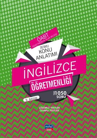 Nobel 2020 ÖABT İngilizce Öğretmenliği Konu Anlatımı Nobel Sınav Yayınları