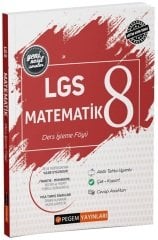 Pegem 8. Sınıf LGS Matematik Ders İşleme Föyü Pegem Akademi Yayınları