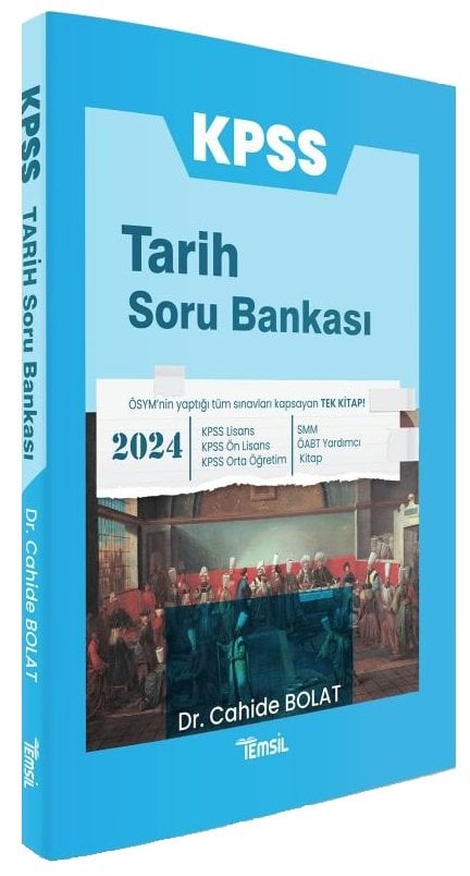 Temsil 2024 KPSS Tarih Soru Bankası - Cahide Bolat Temsil Yayınları