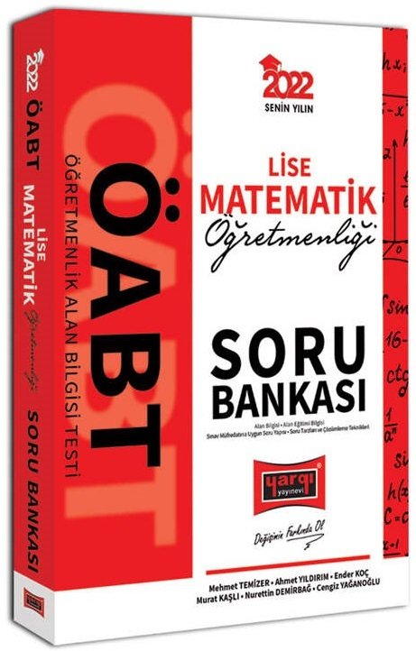 Yargı 2022 ÖABT Lise Matematik Öğretmenliği Soru Bankası Yargı Yayınları