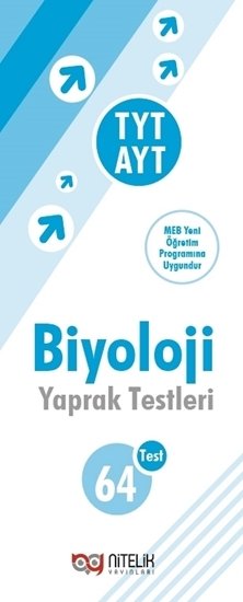 Nitelik YKS TYT AYT Biyoloji Yaprak Test Nitelik Yayınları