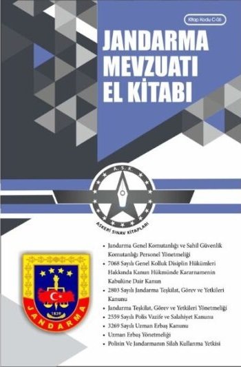 Askeri Sınav Jandarma Mevzuatı El Kitabı C-06 Askeri Sınav Kitapları