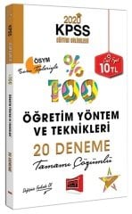 Yargı 2020 KPSS %100 Öğretim Yöntem ve Teknikleri 20 Deneme Çözümlü Yargı Yayınları