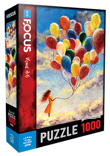 1000 Parça Puzzle - Flying Balloons Uçan Balonlar Blue Focus Games