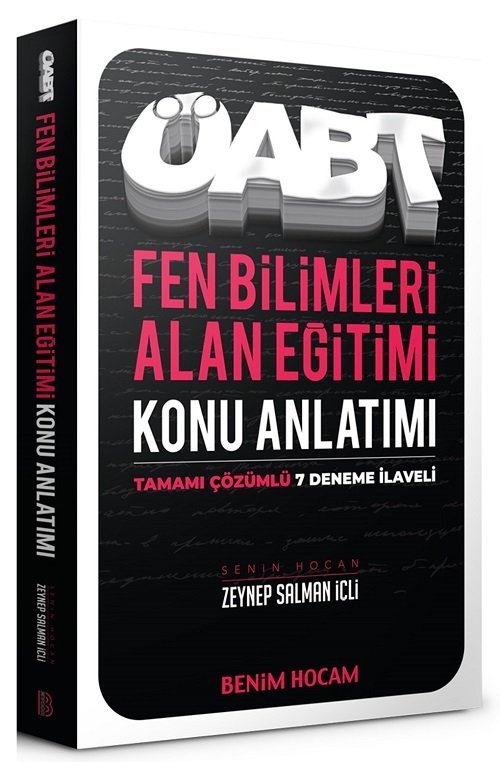 Benim Hocam ÖABT Fen Bilimleri Alan Eğitimi Konu Anlatım - Zeynep Salman İçli Benim Hocam Yayınları