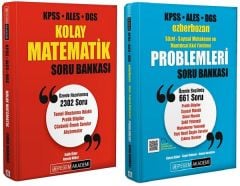 Pegem KPSS ALES DGS Kolay Matematik + Ezberbozan Problemler Soru 2 li Set Pegem Akademi Yayınları