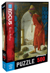 500 Parça Puzzle - The Tortoise Trainer Kaplumbağa Terbiyecisi Blue Focus Games