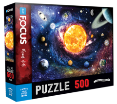 500 Parça Puzzle - Solar System Güneş Sistemi Blue Focus Games