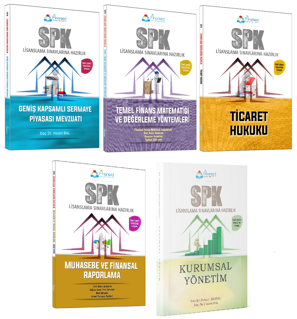 Finansed SPK Kurumsal Yönetim Derecelendirme Lisansı Konu Anlatımı 5 li Set Finansed Yayınları
