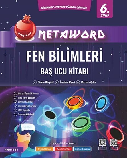 Nartest 6. Sınıf Fen Bilimleri Metaword Baş Ucu Kitabı Nartest Yayınları