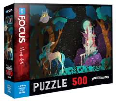 500 Parça Puzzle - Unicorn Story Tek Boynuzlu At Hikayesi Blue Focus Games