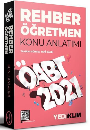 SÜPER FİYAT Yediiklim 2021 ÖABT Rehber Öğretmenliği Konu Anlatımı Yediiklim Yayınları