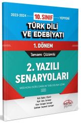 Editör 10. Sınıf Türk Dili ve Edebiyatı 1. Dönem Ortak Sınav 2. Yazılı Senaryoları Editör Yayınları