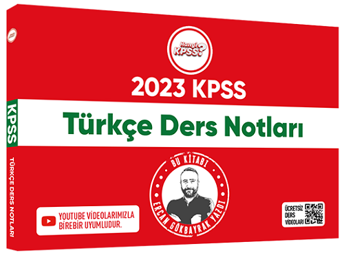 Hangi KPSS 2023 KPSS Türkçe Ders Notları - Ercan Gökbayrak Hangi KPSS Yayınları