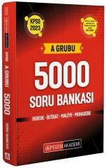 Pegem 2023 KPSS A Grubu 5000 Soru Bankası Pegem Akademi Yayınları