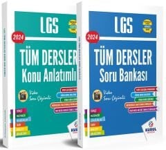 Kurul 2024 8. Sınıf LGS Tüm Dersler Konu Anlatımlı + Soru Bankası 2 Kitap Set Kurul Yayıncılık