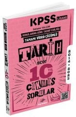 Dizgi Kitap KPSS Tarih Çıkmış Sorular Son 10 Yıl Konularına Göre Çözümlü - Selami Yalçın Dizgi Kitap Yayınları